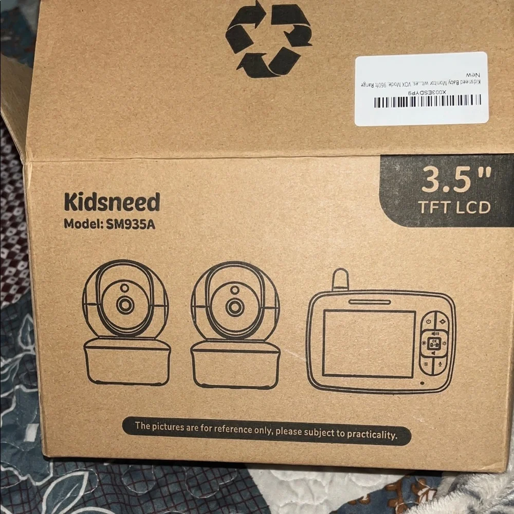 Baby Monitor with Camera - Black and White